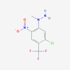 1-[5-Chloro-2-nitro-4-(trifluoromethyl)phenyl]-1-methylhydrazine