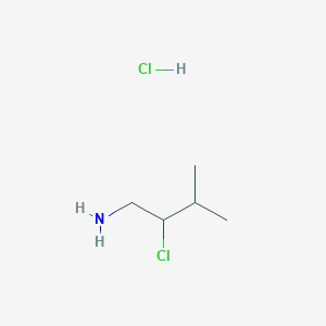 2-Chloro-3-methylbutan-1-amine;hydrochloride