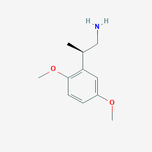 (2R)-2-(2,5-Dimethoxyphenyl)propan-1-amine