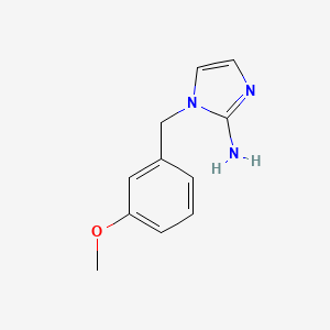molecular formula C11H13N3O B2355516 1-(3-甲氧基苄基)-1H-咪唑-2-胺 CAS No. 1184806-51-6