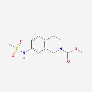 methyl 7-(methylsulfonamido)-3,4-dihydroisoquinoline-2(1H)-carboxylate