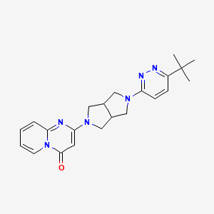 2-[5-(6-tert-butylpyridazin-3-yl)-octahydropyrrolo[3,4-c]pyrrol-2-yl]-4H-pyrido[1,2-a]pyrimidin-4-one