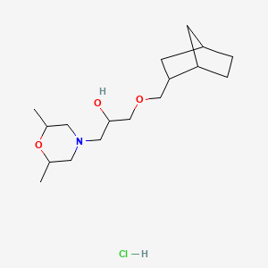 1-((1R,4S)-bicyclo[2.2.1]heptan-2-ylmethoxy)-3-(2,6-dimethylmorpholino)propan-2-ol hydrochloride