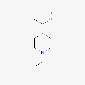 molecular formula C9H19NO B2355534 1-(1-Ethylpiperidin-4-yl)ethanol CAS No. 37835-58-8