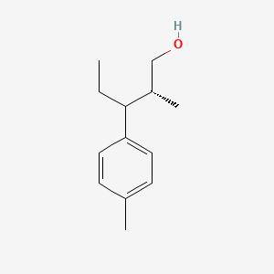 molecular formula C13H20O B2355536 (2R)-2-Methyl-3-(4-methylphenyl)pentan-1-ol CAS No. 2248216-17-1