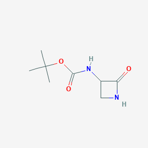 molecular formula C8H14N2O3 B2355540 叔丁基(2-氧代氮杂环丁-3-基)氨基甲酸酯 CAS No. 1779427-28-9