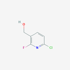 molecular formula C6H5ClFNO B2355552 (6-Chloro-2-fluoropyridin-3-yl)methanol CAS No. 1227509-94-5