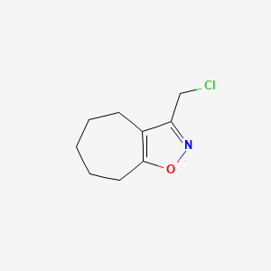 3-(chloromethyl)-5,6,7,8-tetrahydro-4H-cyclohepta[d][1,2]oxazole