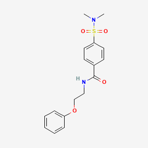 4-(dimethylsulfamoyl)-N-(2-phenoxyethyl)benzamide