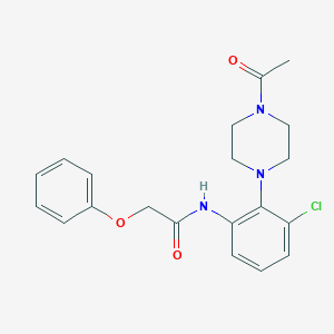 N-[2-(4-acetylpiperazin-1-yl)-3-chlorophenyl]-2-phenoxyacetamide