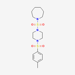1-((4-Tosylpiperazin-1-yl)sulfonyl)azepane