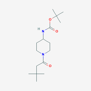 tert-Butyl 1-(3,3-dimethylbutanoyl)piperidin-4-ylcarbamate