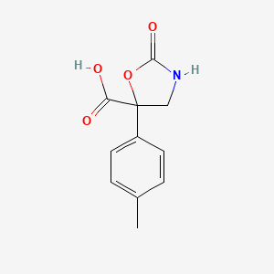 5-(4-Methylphenyl)-2-oxo-1,3-oxazolidine-5-carboxylic acid