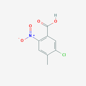 molecular formula C8H6ClNO4 B2355652 5-Chloro-4-methyl-2-nitrobenzoic acid CAS No. 34633-67-5
