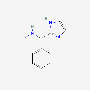 [(1H-imidazol-2-yl)(phenyl)methyl](methyl)amine