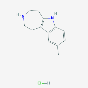 9-methyl-1H,2H,3H,4H,5H,6H-azepino[4,5-b]indole hydrochloride