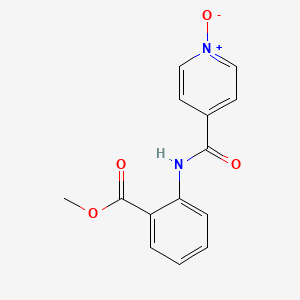 4-((2-(Methoxycarbonyl)phenyl)carbamoyl)pyridine 1-oxide