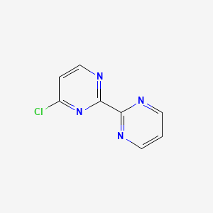 molecular formula C8H5ClN4 B2355680 4-Chloro-2,2'-bipyrimidine CAS No. 1155594-91-4