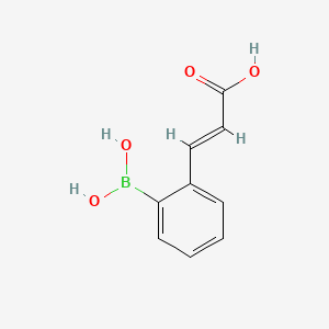 molecular formula C9H9BO4 B2355681 2-(2-Carboxyvinyl)benzeneboronic acid CAS No. 374105-86-9