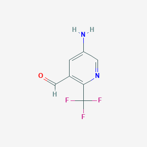 5-Amino-2-(trifluoromethyl)nicotinaldehyde