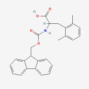 molecular formula C26H25NO4 B2355715 n-Fmoc-2,6-dimethyl-DL-phenylalanine CAS No. 1697380-24-7