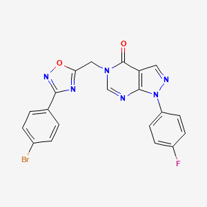 molecular formula C20H12BrFN6O2 B2355757 5-(4-methoxyphenyl)-N-phenylnicotinamide CAS No. 1030100-16-3