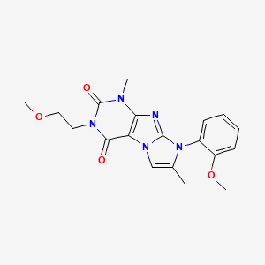 3-(2-methoxyethyl)-8-(2-methoxyphenyl)-1,7-dimethyl-1H-imidazo[2,1-f]purine-2,4(3H,8H)-dione