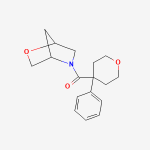2-oxa-5-azabicyclo[2.2.1]heptan-5-yl(4-phenyltetrahydro-2H-pyran-4-yl)methanone