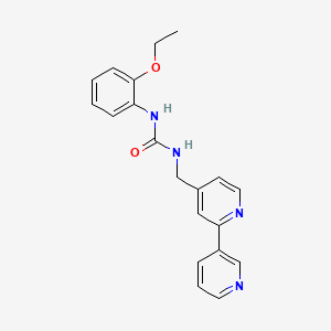 1-([2,3'-Bipyridin]-4-ylmethyl)-3-(2-ethoxyphenyl)urea