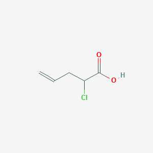 molecular formula C5H7ClO2 B2355829 2-Chloropent-4-enoic acid CAS No. 909778-25-2