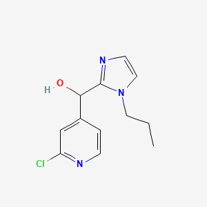 (2-chloropyridin-4-yl)(1-propyl-1H-imidazol-2-yl)methanol