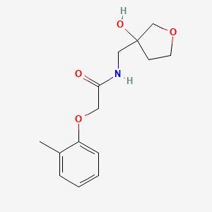 N-((3-hydroxytetrahydrofuran-3-yl)methyl)-2-(o-tolyloxy)acetamide