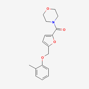 Morpholin-4-yl-(5-o-tolyloxymethyl-furan-2-yl)-methanone