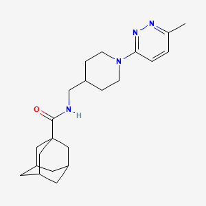 (3r,5r,7r)-N-((1-(6-methylpyridazin-3-yl)piperidin-4-yl)methyl)adamantane-1-carboxamide