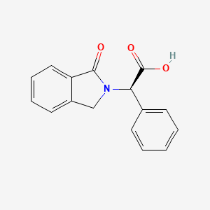 (2R)-(1-oxo-1,3-dihydro-2H-isoindol-2-yl)(phenyl)ethanoic acid