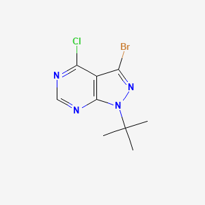 3-bromo-1-tert-butyl-4-chloro-1H-pyrazolo[3,4-d]pyrimidine