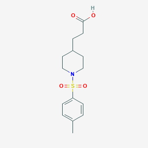 3-{1-[(4-Methylphenyl)sulfonyl]-4-piperidyl}propanoic acid