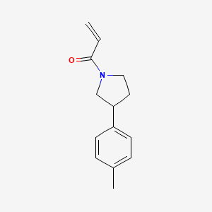 1-[3-(4-Methylphenyl)pyrrolidin-1-yl]prop-2-en-1-one