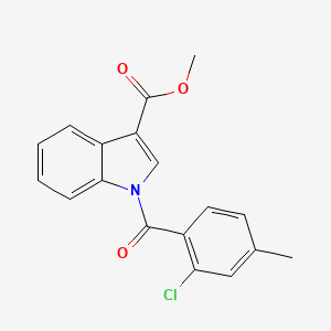 Methyl 1-(2-chloro-4-methylbenzoyl)-1H-indole-3-carboxylate