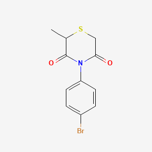 4-(4-Bromophenyl)-2-methyl-3,5-thiomorpholinedione