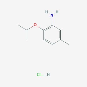 molecular formula C10H16ClNO B2355962 2-异丙氧基-5-甲基苯胺盐酸盐 CAS No. 1190021-87-4