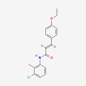 (2E)-N-(3-chloro-2-methylphenyl)-3-(4-ethoxyphenyl)prop-2-enamide