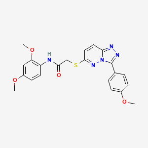 N-(2,4-dimethoxyphenyl)-2-((3-(4-methoxyphenyl)-[1,2,4]triazolo[4,3-b]pyridazin-6-yl)thio)acetamide