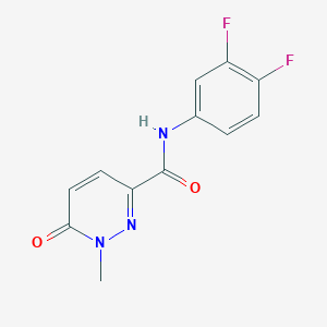 N-(3,4-difluorophenyl)-1-methyl-6-oxo-1,6-dihydropyridazine-3-carboxamide