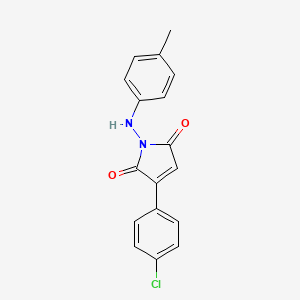 3-(4-chlorophenyl)-1-(4-toluidino)-1H-pyrrole-2,5-dione