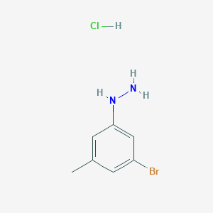 (3-Bromo-5-methylphenyl)hydrazine;hydrochloride