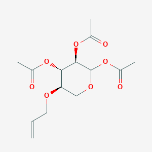 molecular formula C6H14N2O B235610 4-O-Allylxylopyranose triacetate CAS No. 140222-17-9