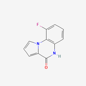 9-fluoropyrrolo[1,2-a]quinoxalin-4(5H)-one