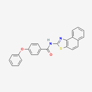 molecular formula C24H16N2O2S B2356188 N-苯并[e][1,3]苯并噻唑-2-基-4-苯氧基苯甲酰胺 CAS No. 324759-01-5