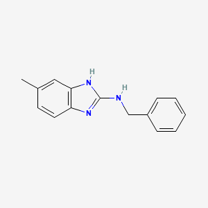 molecular formula C15H15N3 B2356260 N-benzyl-6-methyl-1H-benzimidazol-2-amine CAS No. 774560-30-4